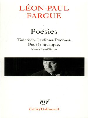 cover image of Poésies